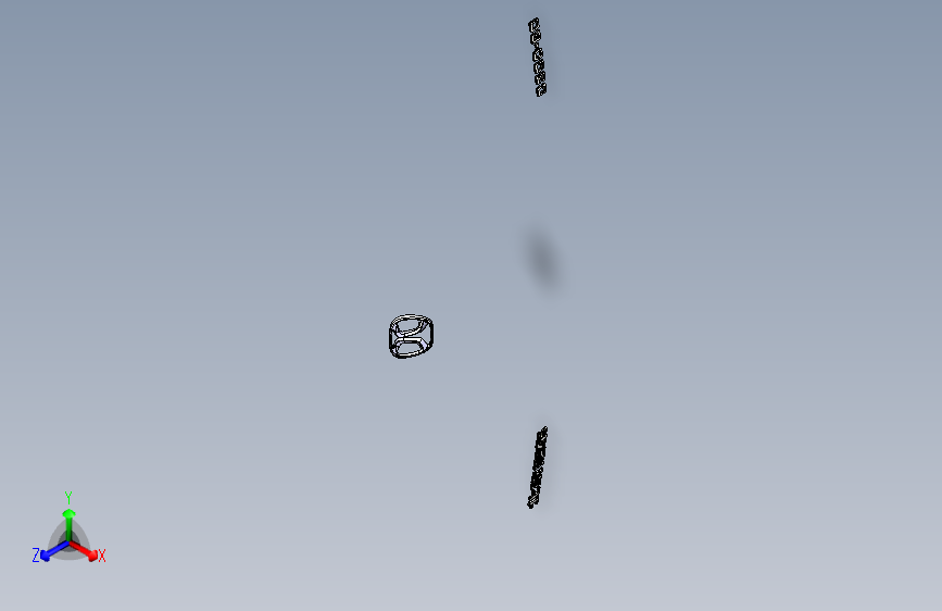 北汽 E150 -后车标总成装置