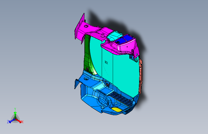 北汽 绅宝 C90 -行李箱装饰板组件