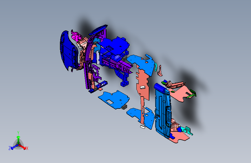 北汽 绅宝 C90 -隔音隔热垫组件
