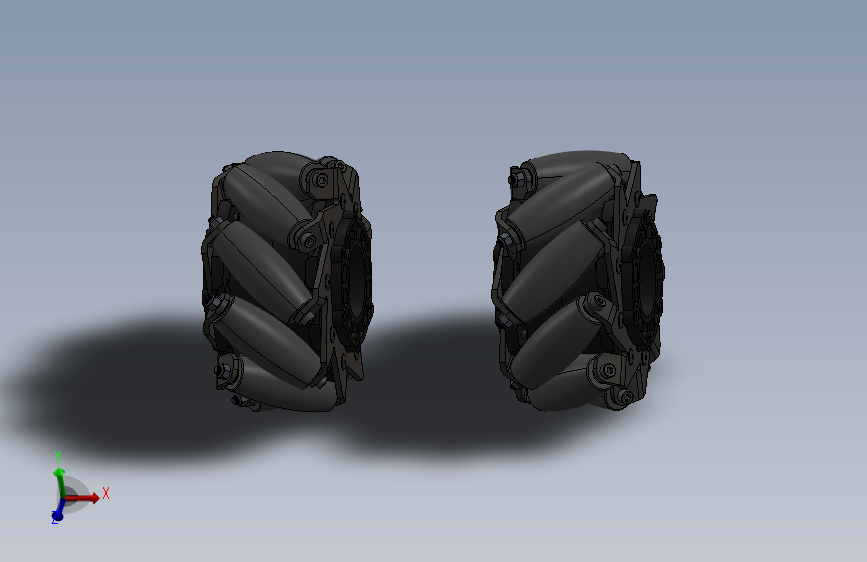 麦克纳姆轮、麦克纳姆轮小车