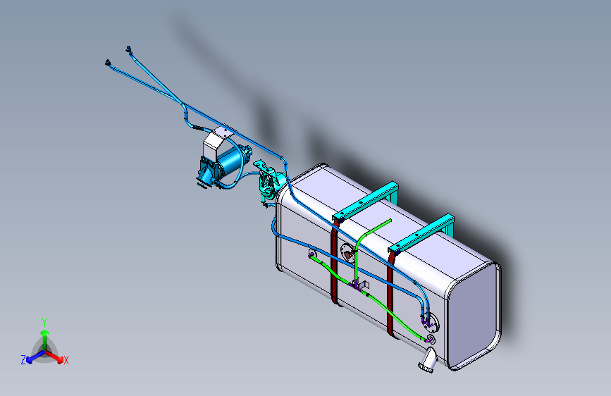 北汽-黑豹-0200-P1燃油系统及其安装