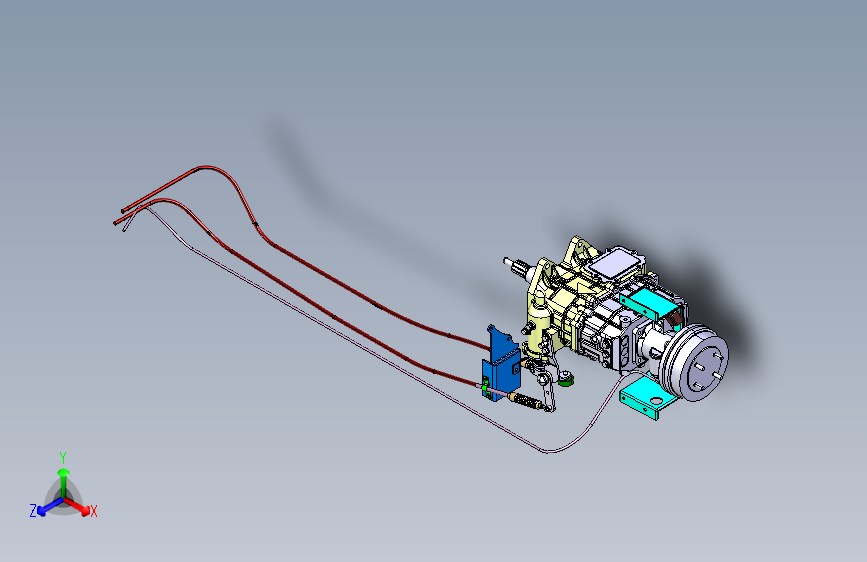 北汽-黑豹-1200-P1变速器总成及安装