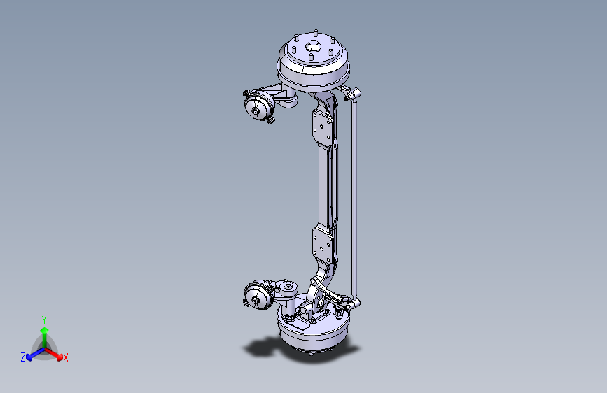 北汽-黑豹-2100-P1前桥总成