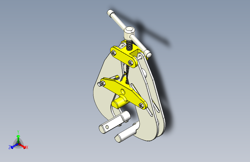 管道固定工具  iges STEP