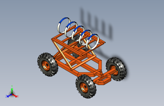 管道安装车   iges