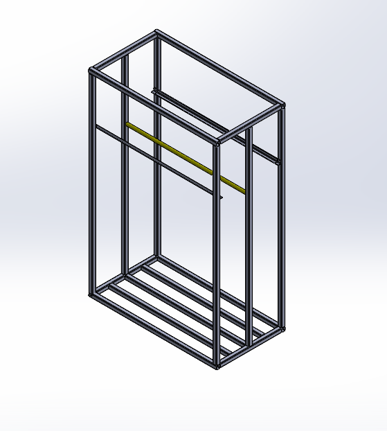3D衣物烘干柜模型