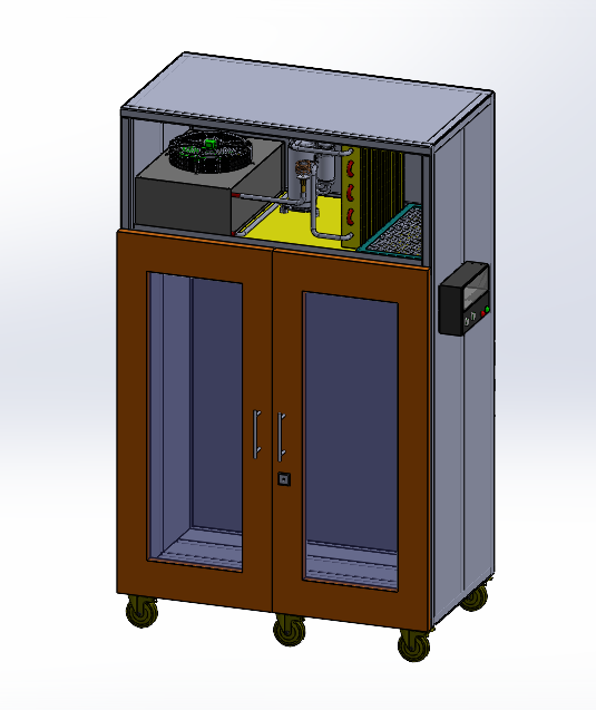 3D衣物烘干柜模型