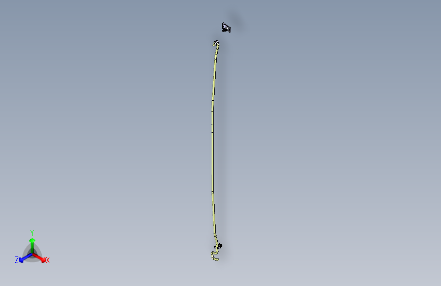 奔驰 A200 -发动机舱盖撑杆装置图