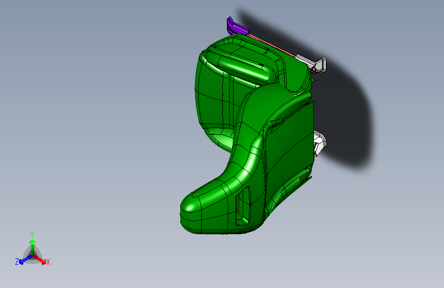 奔驰 A200 -副驾驶员座椅装置图