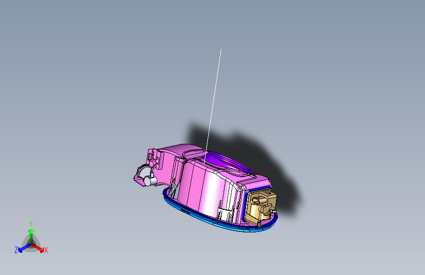 奔驰 A200 -加油口总成装置图