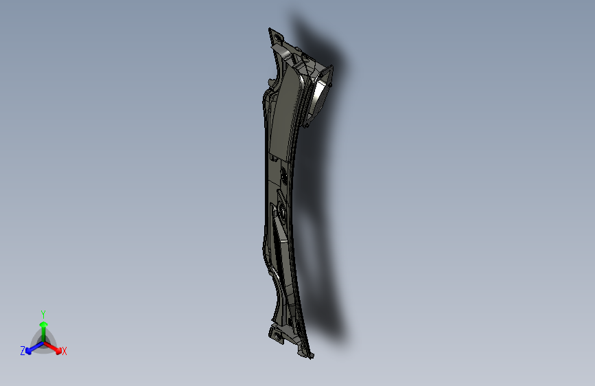 奔驰 A200 -空气室盖板装置图