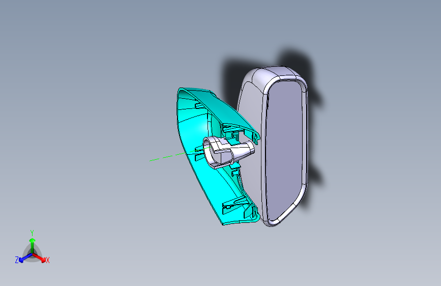 奔驰 A200 -内后视镜装置图