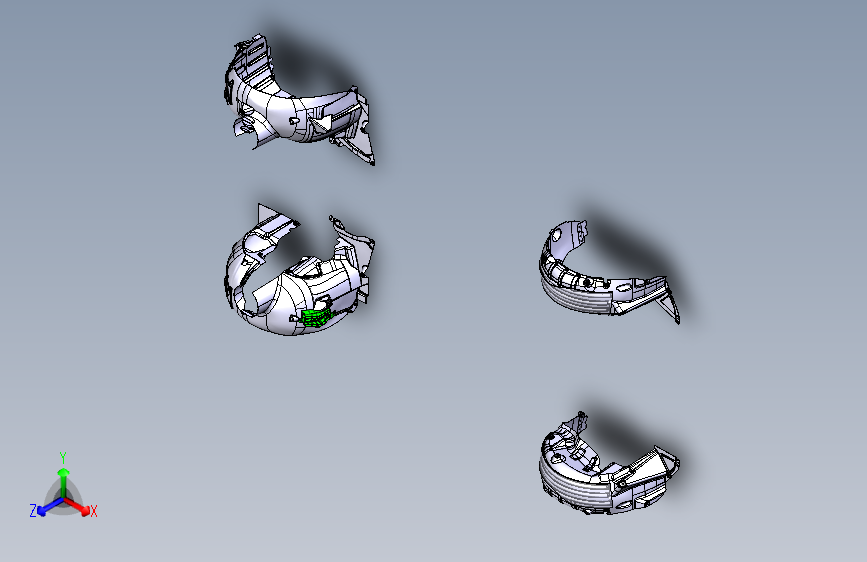 奔驰 A200 -轮罩装置图