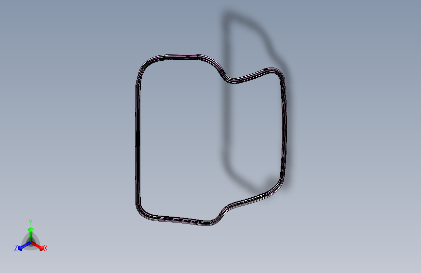 奔驰 A200 -尾门密封条装置图