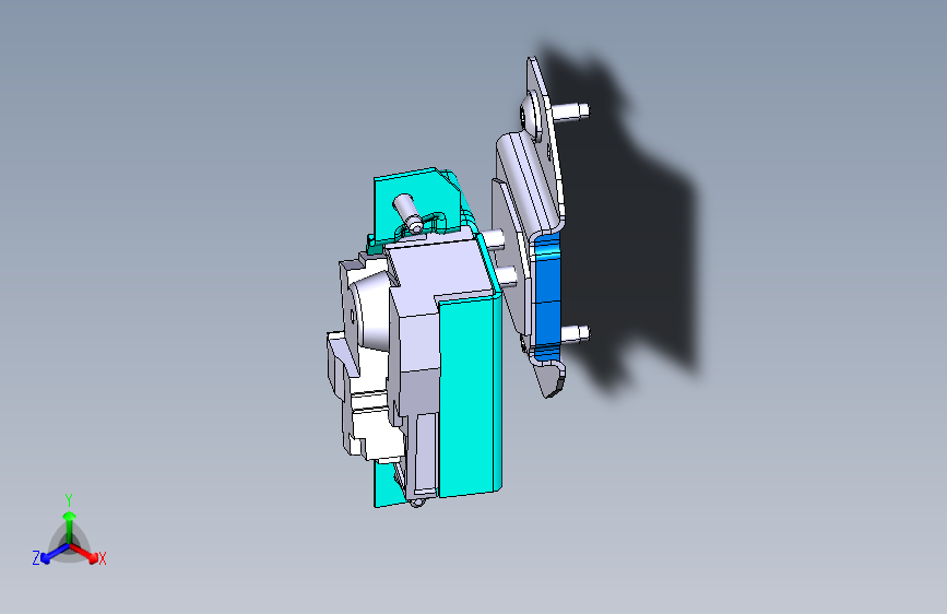 奔驰 A200 -尾门锁装置图