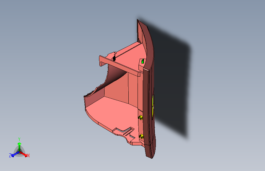 奔驰 A200 -杂物箱装置图