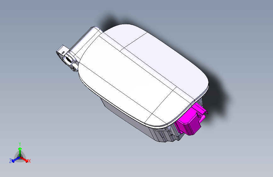 奔驰 GL400 -加油口总成装置