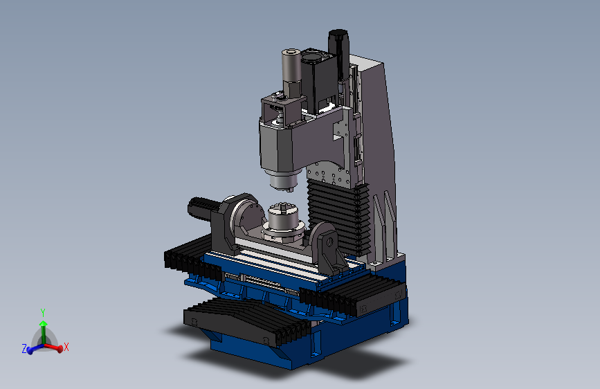 7-cnc立式四轴数控铣床