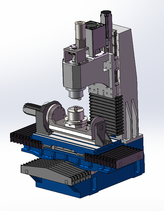 7-cnc立式四轴数控铣床