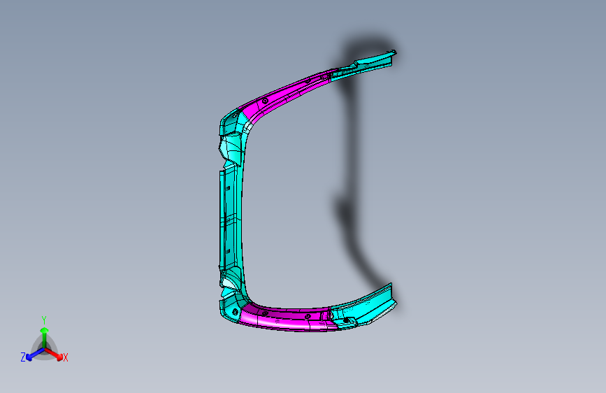奔驰 GL400 -尾门框装饰板装置