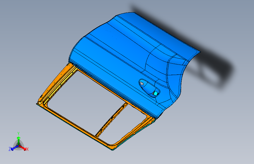 奔驰 GL400 -右后门总成