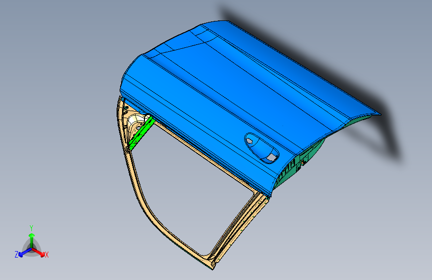 奔驰 GL400 -右前门总成