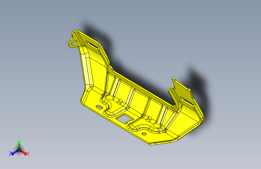 奔驰 GL400 -中排扶手安装支架装置-左