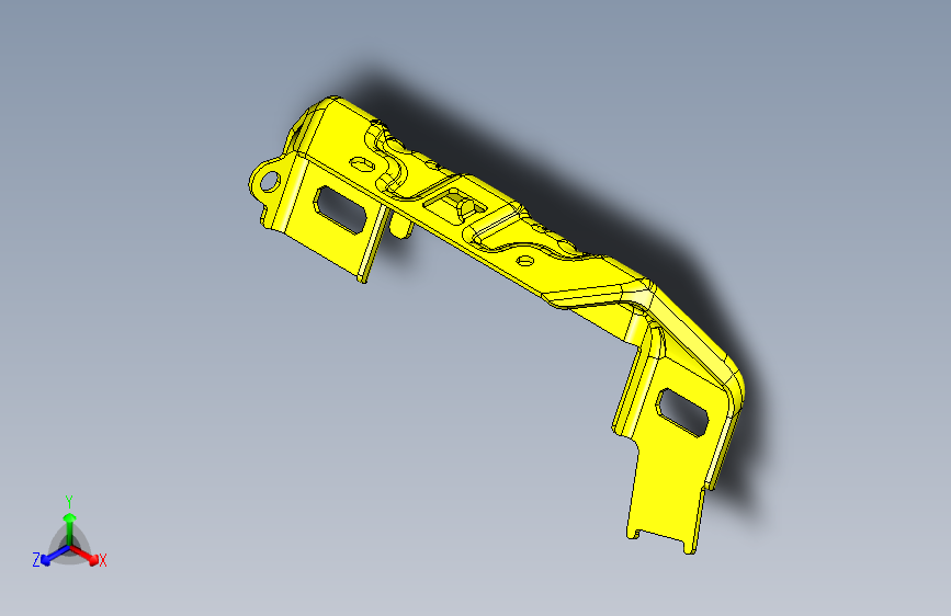 奔驰 GL400 -中排扶手安装支架装置-右
