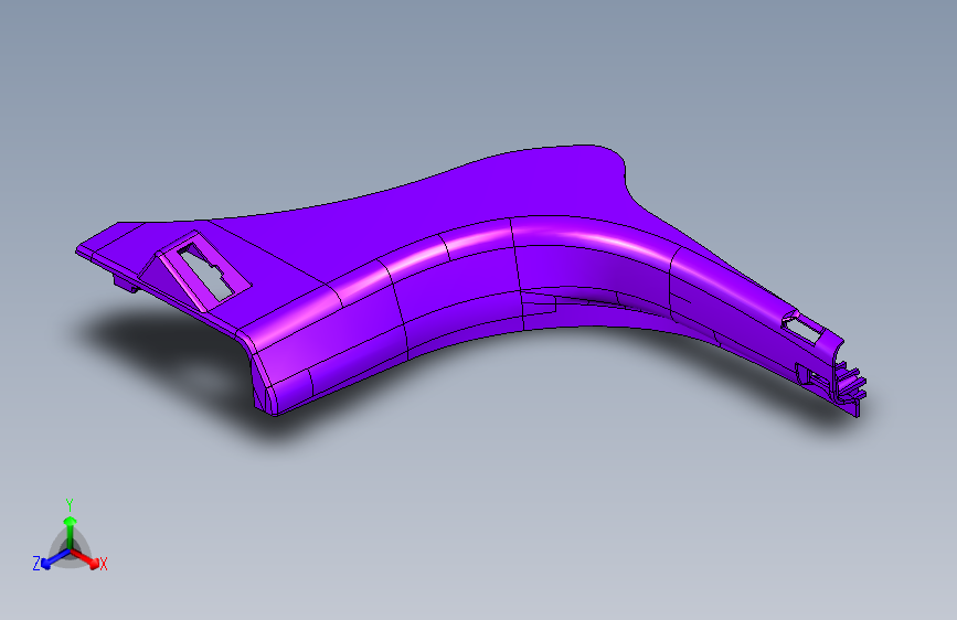 奔驰-Smart-BM-54020300-L01   A柱下护板总成（左）