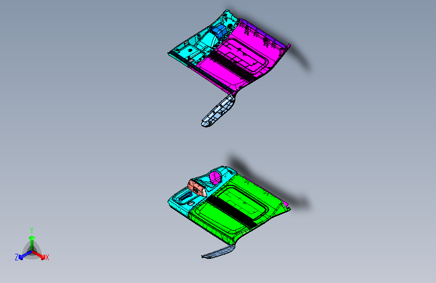 本田 freed -滑门装饰板总成装置