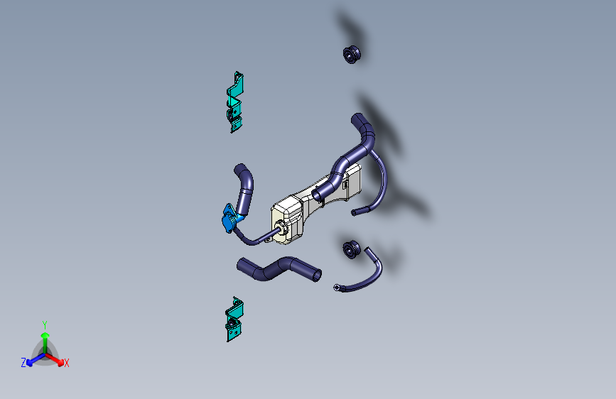 本田 freed -冷却液管路和金属构件