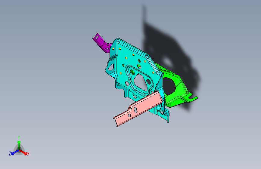 本田 freed -蓄电池托盘总成装置