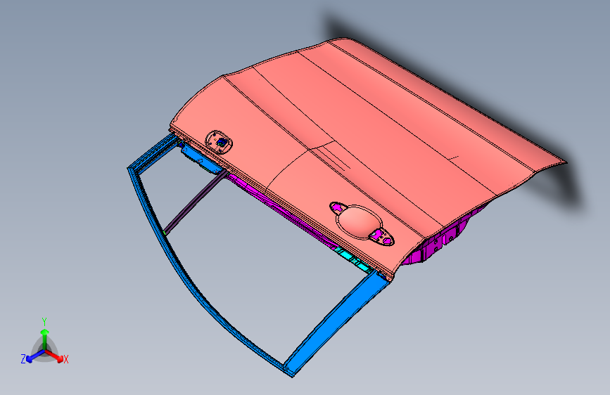 本田 freed -右前门钣金总成装置