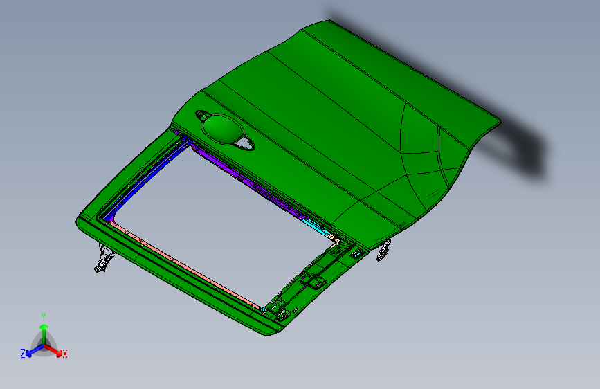 本田 freed -右滑门钣金总成装置