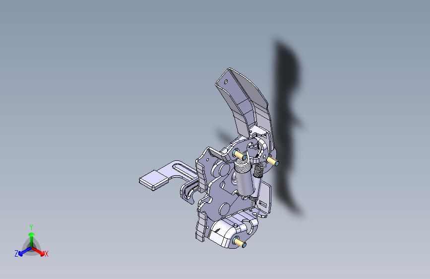福特 ranger -发动机罩锁装置