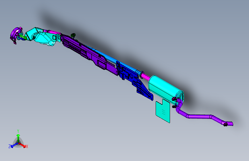 福特-ranger-00034130 排气系统装置
