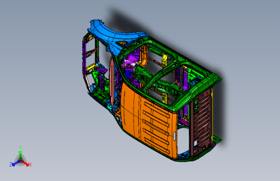 福特-ranger-00030068 白车身涂装总成