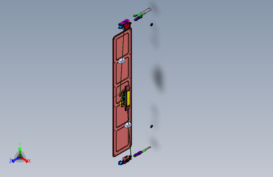 福特-ranger-00040061 货箱后板附件装置总成