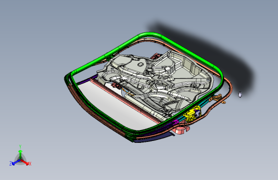 福特-ranger-00040116 左前门附件装置总成