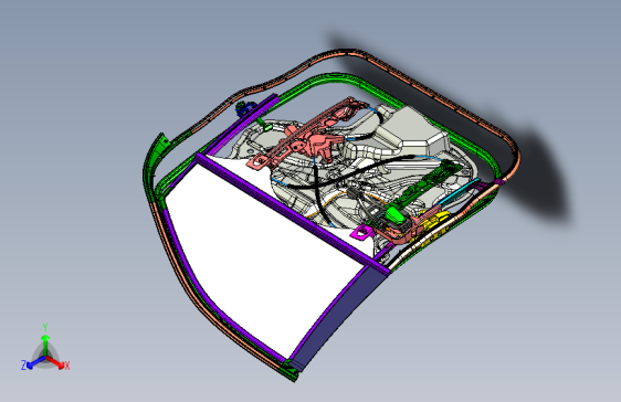 福特-ranger-00040255 右前门附件装置总成