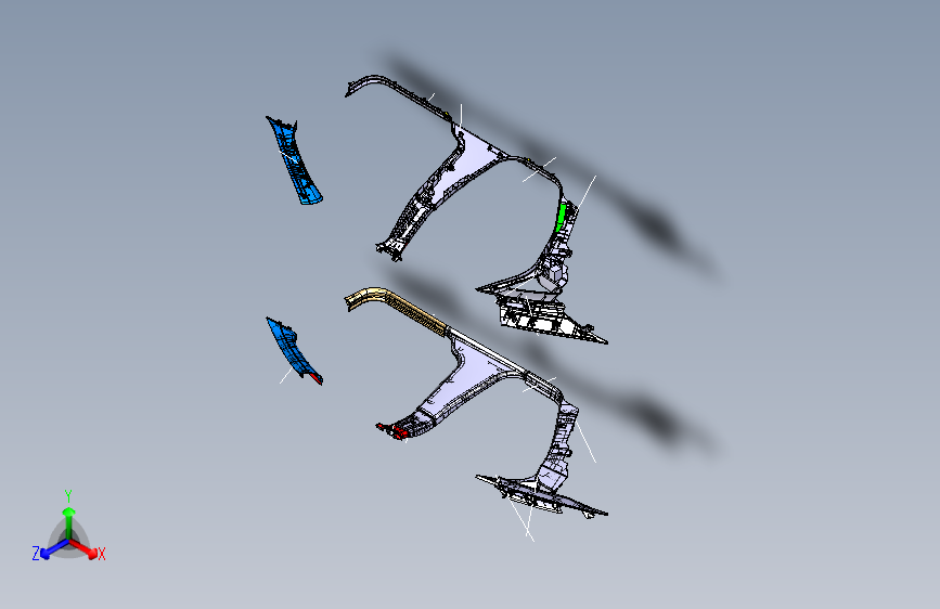 广汽 长丰 欧库曼 -侧围护板