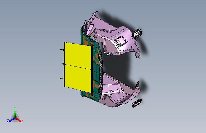 广汽 长丰 欧库曼 -行李箱内部件