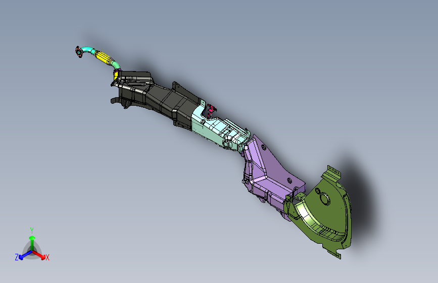 广汽 长丰 欧库曼 -排气系统