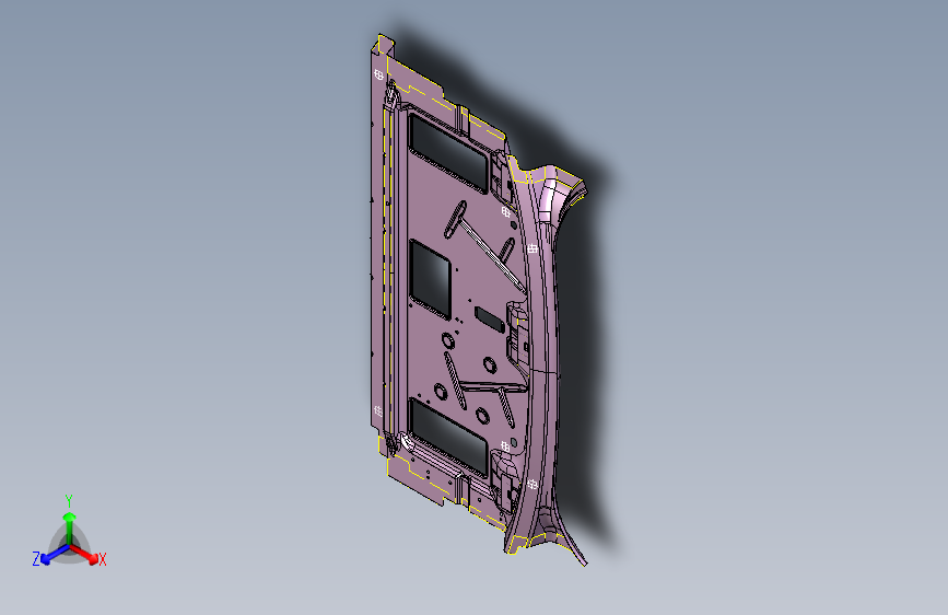 广汽-长丰-欧库曼-车身-行李箱隔板总成