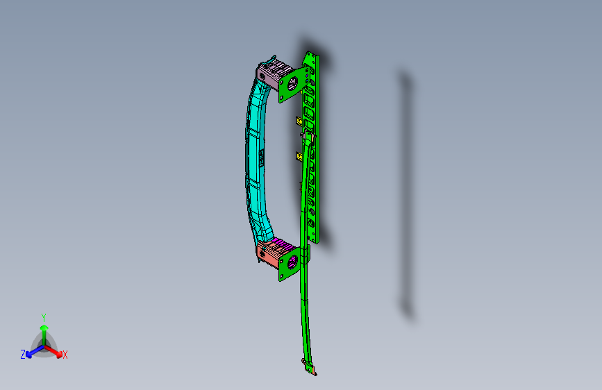 路虎-发现神行-KA3-8401001A散热器罩装置