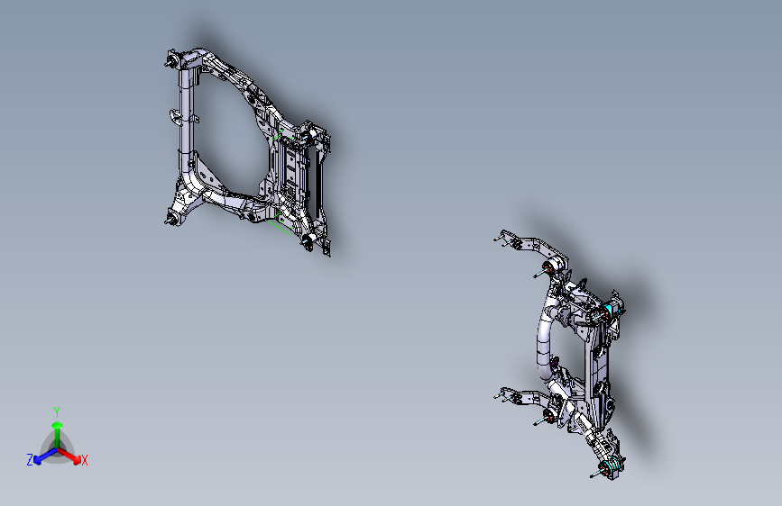 路虎-发现神行-副车架装置