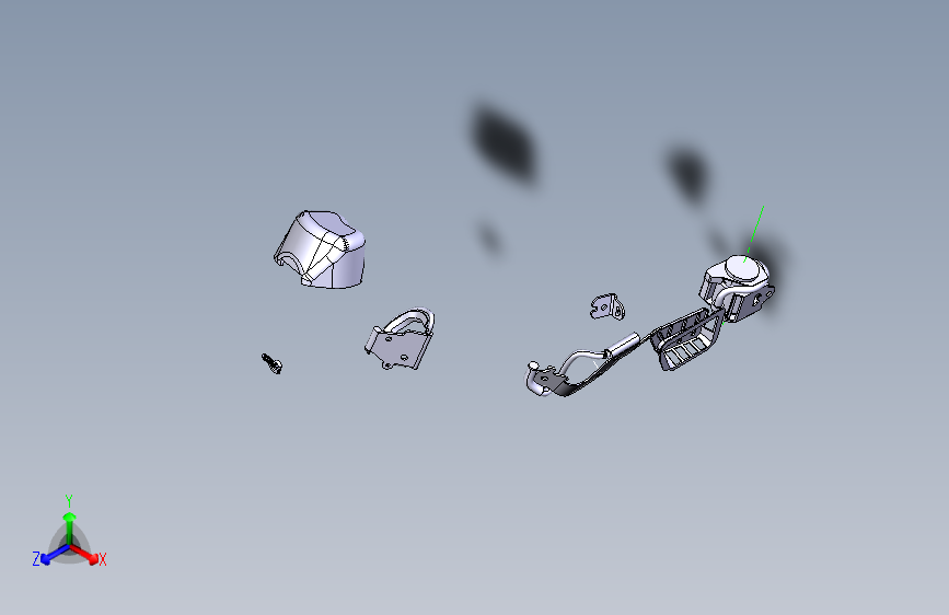 路虎-发现神行-后安全带装置