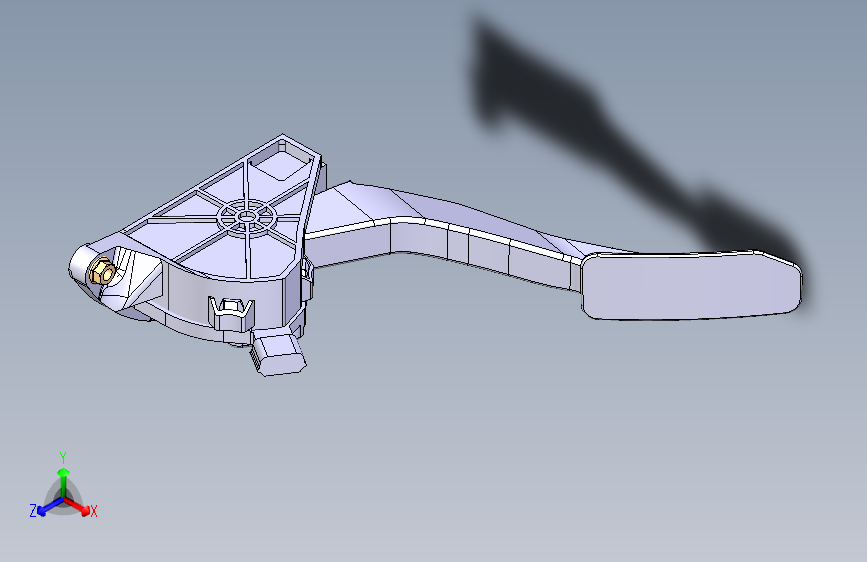 路虎-发现神行-油门踏板装置
