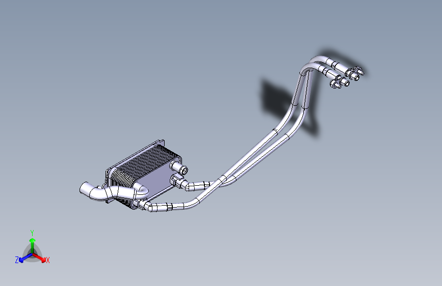 路虎-揽胜极光-变速器油冷却系统装置