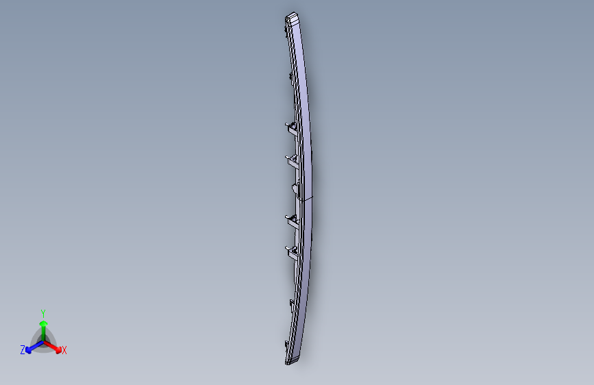 路虎-揽胜极光-后牌照装饰板装置